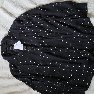 Button down shirt star detail